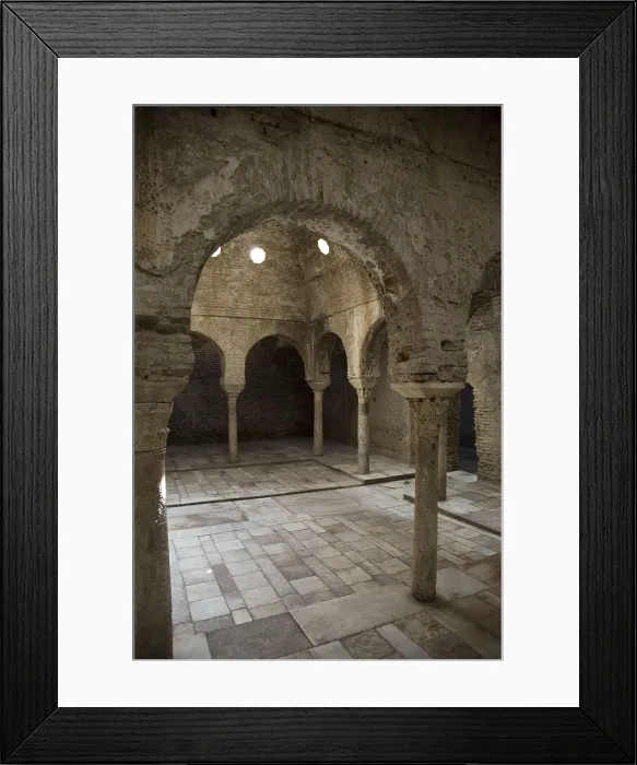 Framed Print : SPAIN. Granada. Arabian baths (11th c.). Hispano-Moresque art. AISA / Everett Collection**US SALES ONLY**