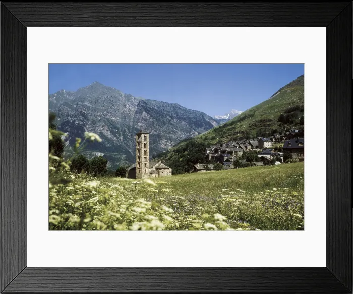 Framed Print : SPAIN. CATALONIA. LLEIDA. Vall de Bo. Tall. Church of Sant Climent. Romanesque art. AISA / Everett Collection**US SALES ONLY**