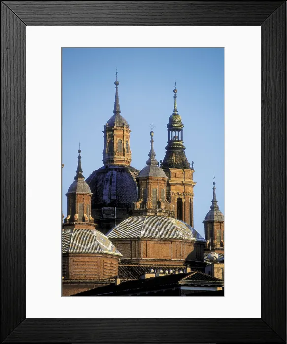 Framed Print : RODRIGUEZ, Ventura (1717-1785); HERRERA, Francisco de, called 'el Mozo' (1622-1685). Baslica de Nuestra Seora del Pilar (Basilica of Our Lady of the Pillar). SPAIN