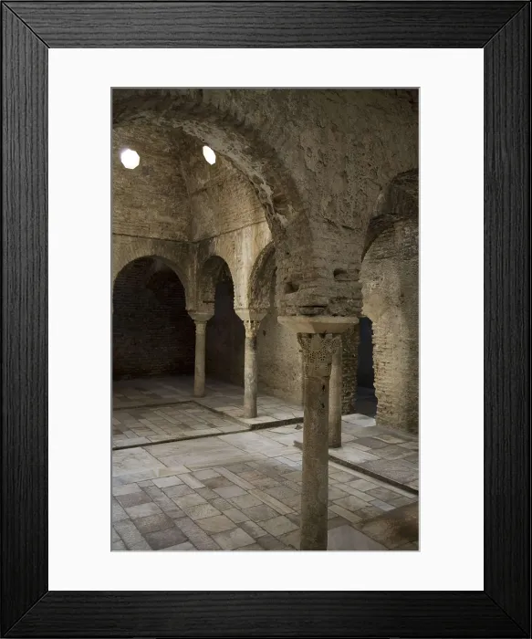 Framed Print : SPAIN. Granada. Arabian baths (11th c.). Hispano-Moresque art. AISA / Everett Collection**US SALES ONLY**