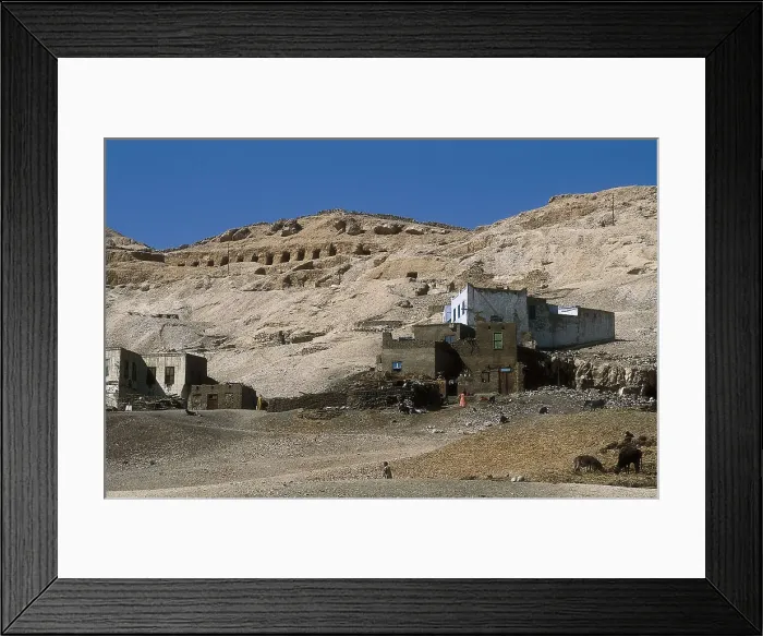 Framed Print : EGYPT. QUENA. Dayr al-Bahri. Valley of the Kings. Egyptian art. New Kingdom. AISA / Everett Collection**US SALES ONLY**