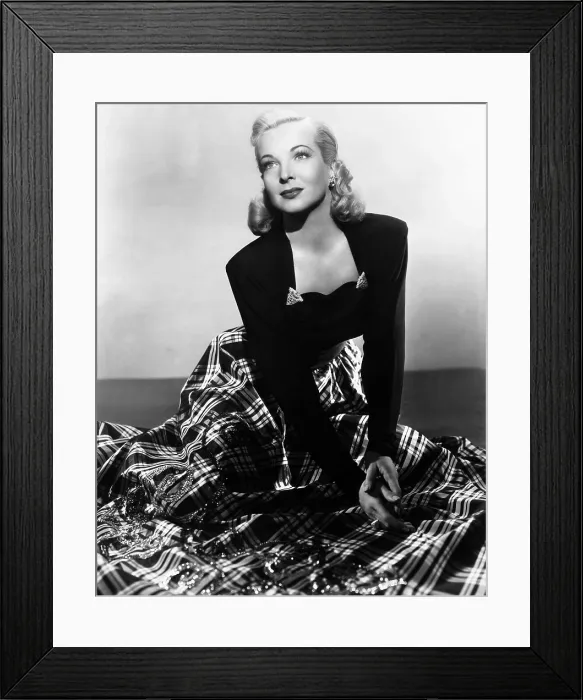 Framed Print : VENDETTA, Hillary Brooke, 1950