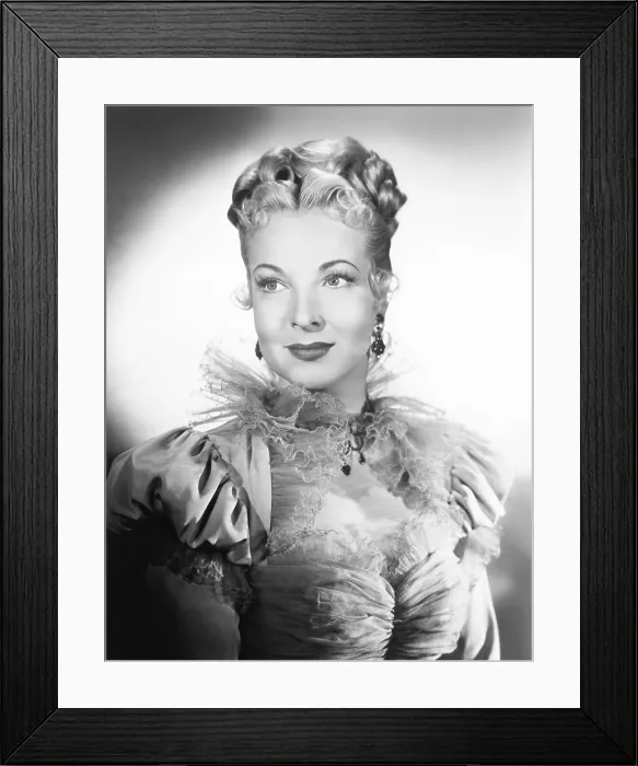Framed Print : VENDETTA, Hillary Brooke, 1950 Framed Print : VENDETTA, Hillary Brooke, 1950