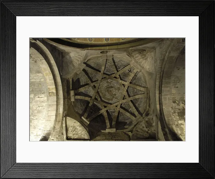 Framed Print : FRANCE. Oloron-Sainte-Marie. Church of Sainte-Croix (11th c.). Byzantine central dome. Byzantine art. ; Romanesque art. Architecture. AISA / Everett Collection**US SALES ONLY** Framed Print : FRANCE. Oloron-Sainte-Marie. Church of Sainte-Croix (11th c.). Byzantine central dome. Byzantine art. ; Romanesque art. Architecture. AISA / Everett Collection**US SALES ONLY**