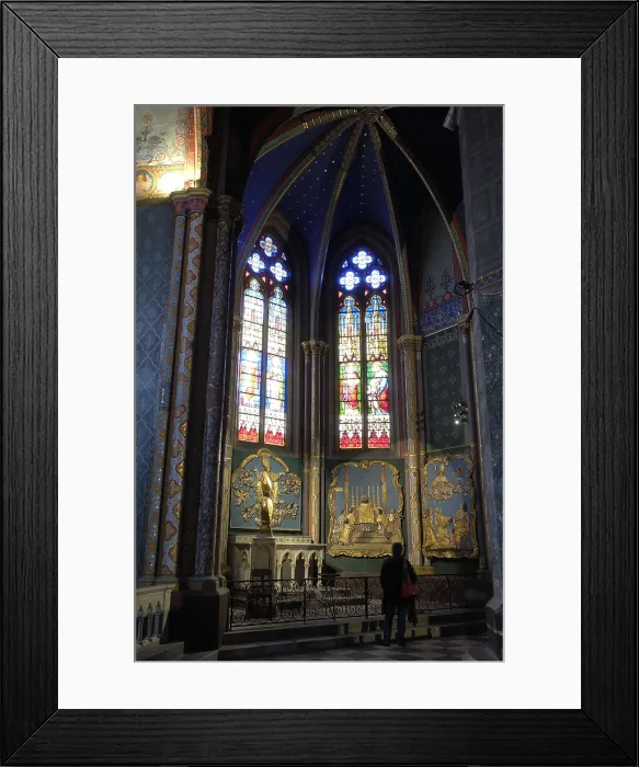 Framed Print : FRANCE. Oloron-Sainte-Marie. Cathedral of Sainte-Marie. Gothic art. AISA / Everett Collection**US SALES ONLY**