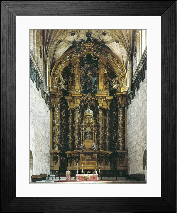 Framed Print : CHURRIGUERA, Jos Benito (1665-1725). Main Altarpiece. 1693-1696. SPAIN. Salamanca. Stephen's Convent. Baroque art. AISA / Everett Collection**US SALES ONLY**