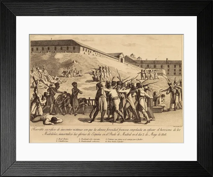 Framed Print : Spain. Peninsular War (1808-1809). French repression in Madrid after the Second of May 1808. Etching. SPAIN. Madrid. Municipal Museum. AISA / Everett Collection**US SALES ONLY** Framed Print : Spain. Peninsular War (1808-1809). French repression in Madrid after the Second of May 1808. Etching. SPAIN. Madrid. Municipal Museum. AISA / Everett Collection**US SALES ONLY**