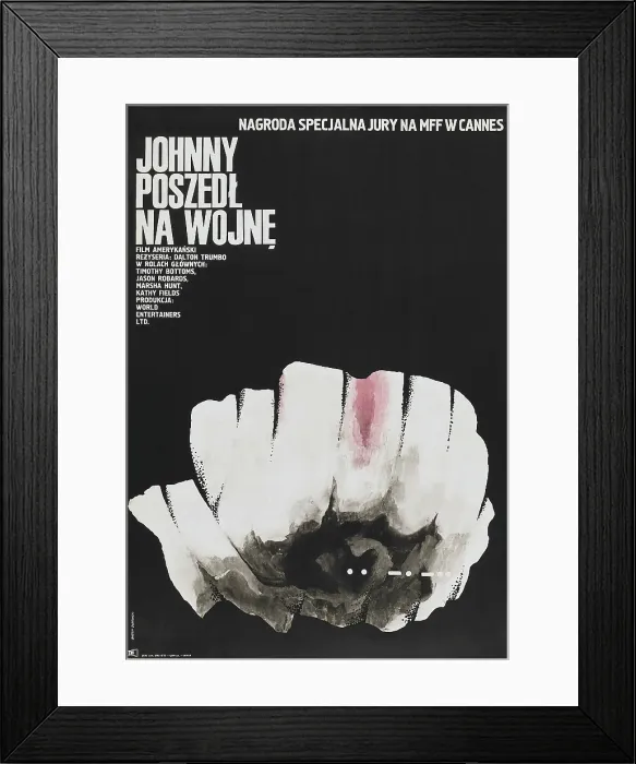 Framed Print : JOHNNY GOT HIS GUN, (aka JOHNNY POSZEDL NA WOJNE), Polish poster, 1971 Framed Print : JOHNNY GOT HIS GUN, (aka JOHNNY POSZEDL NA WOJNE), Polish poster, 1971