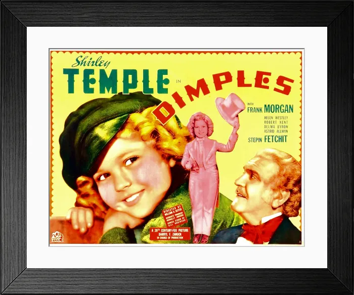 Framed Print : DIMPLES, from left: Shirley Temple, Frank Morgan, 1936, TM and Copyright 20th Century Fox Film Corp. All rights reserved. / courtesy Everett Collection