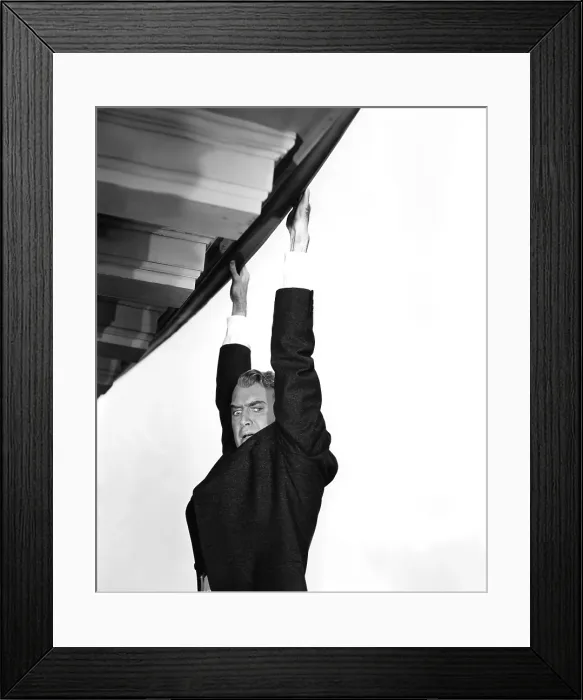 Framed Print : VERTIGO, James Stewart, 1958
