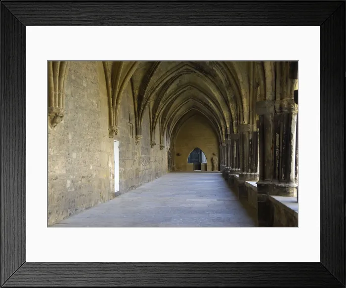 Framed Print : FRANCE. Bayonne. Cloister of the Cathedral of Saint Mary (1240). Gothic art. Architecture. AISA / Everett Collection**US SALES ONLY** Framed Print : FRANCE. Bayonne. Cloister of the Cathedral of Saint Mary (1240). Gothic art. Architecture. AISA / Everett Collection**US SALES ONLY**