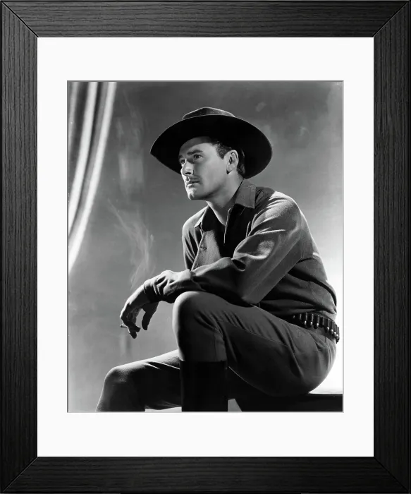 Framed Print : VIRGINIA CITY, Errol Flynn, 1940