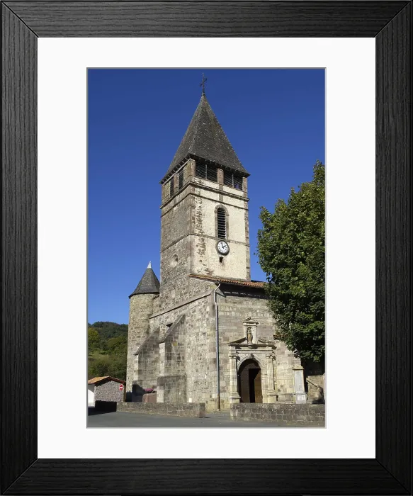 Framed Print : FRANCE. Saint-Etienne-de-Bagorry. Church. AISA / Everett Collection**US SALES ONLY**