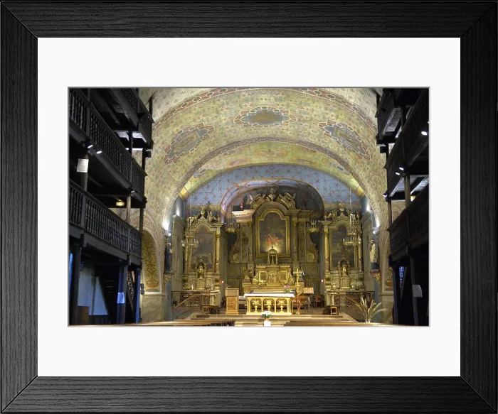 Framed Print : FRANCE. Saint-Etienne-de-Bagorry. Church. AISA / Everett Collection**US SALES ONLY**