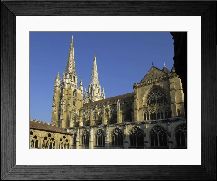 Framed Print : FRANCE. Bayonne. Cathedral of Sainte-Marie (13th c.). Gothic art. Architecture. AISA / Everett Collection**US SALES ONLY** Framed Print : FRANCE. Bayonne. Cathedral of Sainte-Marie (13th c.). Gothic art. Architecture. AISA / Everett Collection**US SALES ONLY**