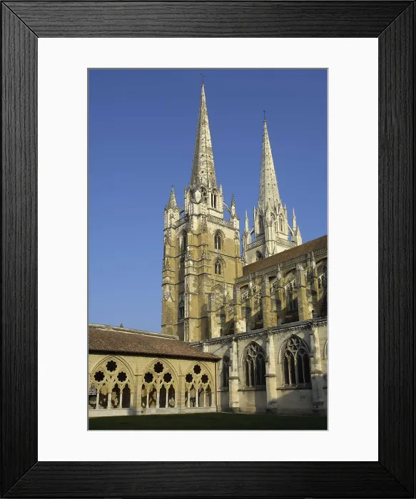 Framed Print : FRANCE. Bayonne. Cathedral of Sainte-Marie (13th c.). Gothic art. Architecture. AISA / Everett Collection**US SALES ONLY**