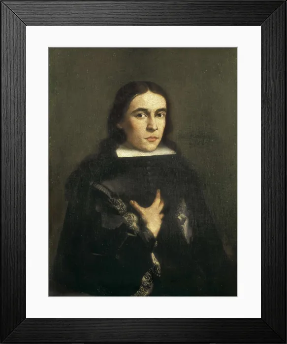 Framed Print : CARREO DE MIRANDA, Juan (1614-1685). Don Fernando de Valenzuela, Marquis of Villasierra (named Duende de Palacio). c. 1660. Baroque art. Oil on canvas. SPAIN. Madrid