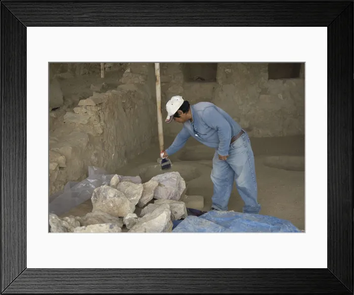 Framed Print : PERU. Tcume. Valley of the Pyramids. Tucume Pyramids. Archaeologist. AISA / Everett Collection**US SALES ONLY** Framed Print : PERU. Tcume. Valley of the Pyramids. Tucume Pyramids. Archaeologist. AISA / Everett Collection**US SALES ONLY**