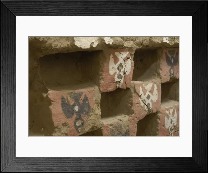 Framed Print : PERU. Tcume. Valley of the Pyramids. Tucume Pyramids. Detail. AISA / Everett Collection**US SALES ONLY**