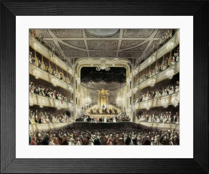 Framed Print : Covent Garden. Concert. Litography. UNITED KINGDOM. London. Victoria and Albert Museum. AISA / Everett Collection**US SALES ONLY** Framed Print : Covent Garden. Concert. Litography. UNITED KINGDOM. London. Victoria and Albert Museum. AISA / Everett Collection**US SALES ONLY**