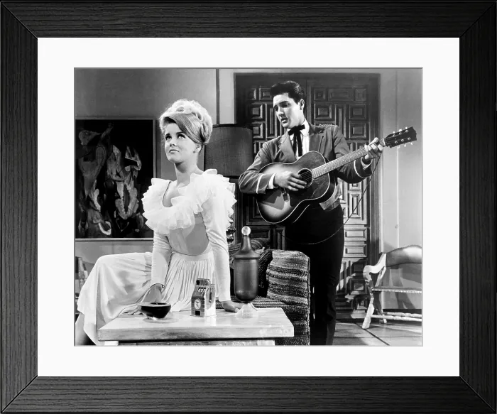 Framed Print : VIVA LAS VEGAS, from left, Ann-Margret, Elvis Presley, 1964
