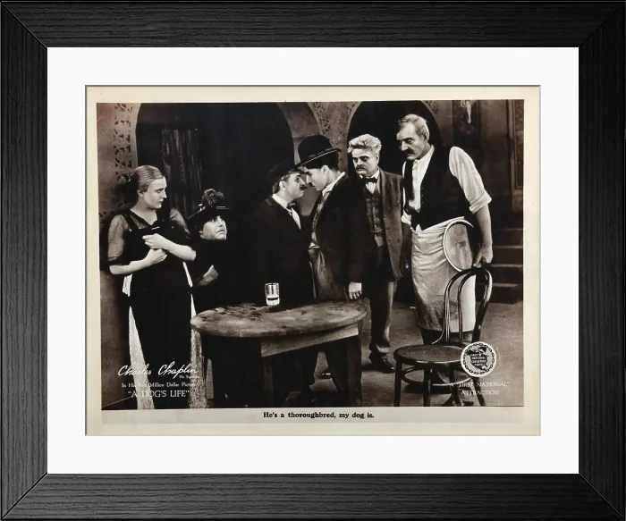Framed Print : A DOG'S LIFE, US lobbycard Framed Print : A DOG'S LIFE, US lobbycard