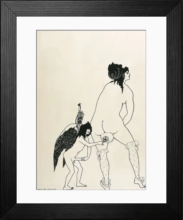 Framed Print : BEARDSLEY, Aubrey Vincent (1872-1898). Lysistrata. 1896