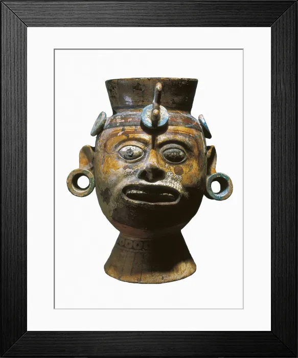 Framed Print : Anthropomorphic vase. ca. 800. Mixtec art. Terra-cotta. MEXICO. Mexico City. National Museum of Anthropology. AISA / Everett Collection**US SALES ONLY** Framed Print : Anthropomorphic vase. ca. 800. Mixtec art. Terra-cotta. MEXICO. Mexico City. National Museum of Anthropology. AISA / Everett Collection**US SALES ONLY**