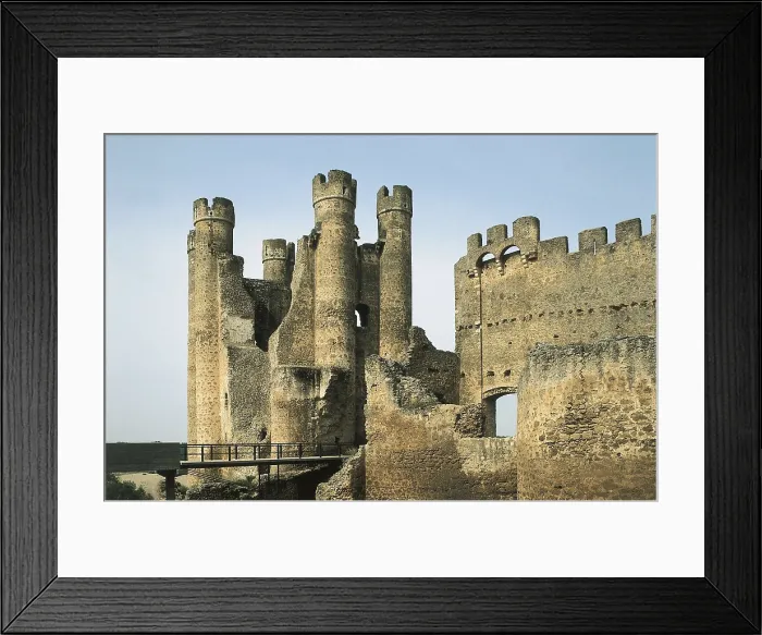Framed Print : SPAIN. CASTILE AND LEON. LEON. Valencia de Don Juan. Castle of Counts of Oate (15th c.). Architecture. AISA / Everett Collection**US SALES ONLY**