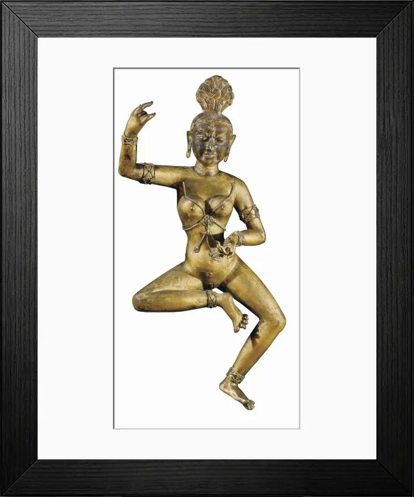 Framed Print : Dakini in position of dance. s.XIX. Copper. Tibetan art. Sculpture. FRANCE. Paris. Guimet Museum. Proc: NEPAL. AISA / Everett Collection**US SALES ONLY** Framed Print : Dakini in position of dance. s.XIX. Copper. Tibetan art. Sculpture. FRANCE. Paris. Guimet Museum. Proc: NEPAL. AISA / Everett Collection**US SALES ONLY**