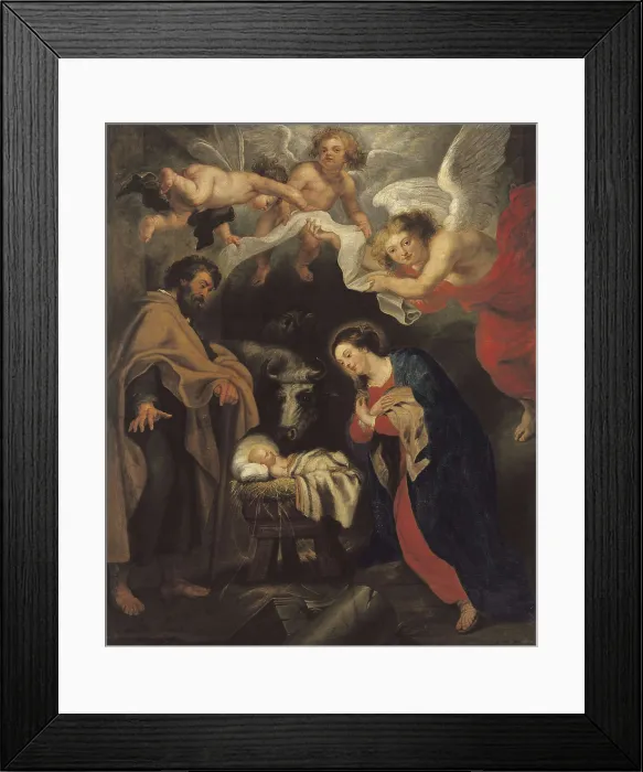 Framed Print : Birth. 17th c. Baroque art. Oil on canvas. SPAIN. Sevilla. Fine Arts Museum. AISA / Everett Collection**US SALES ONLY**