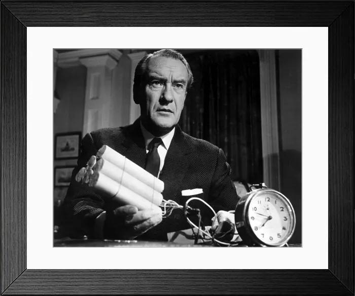 Framed Print : VILLAGE OF THE DAMNED, George Sanders, 1960