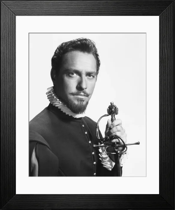 Framed Print : THE VIRGIN QUEEN, Richard Todd as Sir Walter Raleigh, 1955, TM & Copyright 20th Century Fox Film Corp. / courtesy Everett Collection Framed Print : THE VIRGIN QUEEN, Richard Todd as Sir Walter Raleigh, 1955, TM & Copyright 20th Century Fox Film Corp. / courtesy Everett Collection