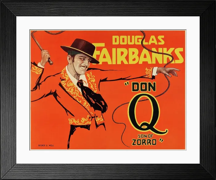 Framed Print : DON Q, SON OF ZORRO, Douglas Fairbanks Sr. 1925
