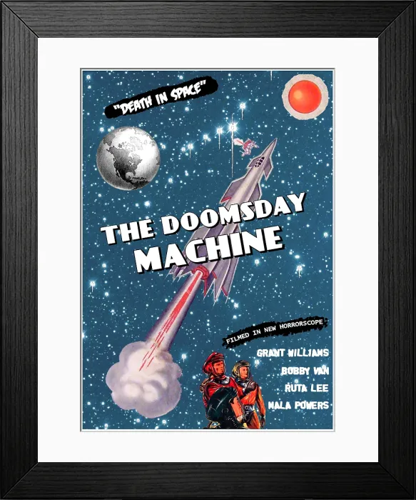 Framed Print : THE DOOMSDAY MACHINE, 1-sheet poster art, 1972 Framed Print : THE DOOMSDAY MACHINE, 1-sheet poster art, 1972