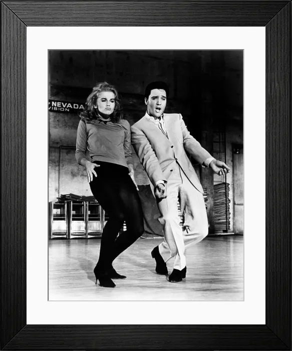 Framed Print : VIVA LAS VEGAS, from left, Ann-Margret, Elvis Presley, 1964