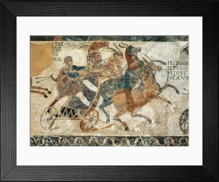 Framed Print : Circus mosaic. 310. Roman art. Late Empire. Mosaic. SPAIN. Barcelona. Archaeology Museum of Catalonia. AISA / Everett Collection**US SALES ONLY** Framed Print : Circus mosaic. 310. Roman art. Late Empire. Mosaic. SPAIN. Barcelona. Archaeology Museum of Catalonia. AISA / Everett Collection**US SALES ONLY**