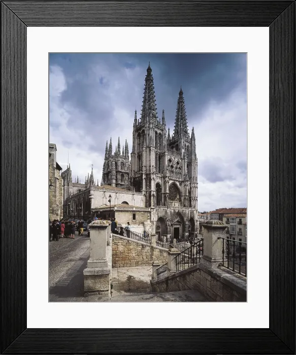 Framed Print : Burgos Cathedral of St. 1221-1568. SPAIN. CASTILE AND LEON. Burgos. Cathedral of St. Mary. Gothic art. Architecture. AISA / Everett Collection**US SALES ONLY**