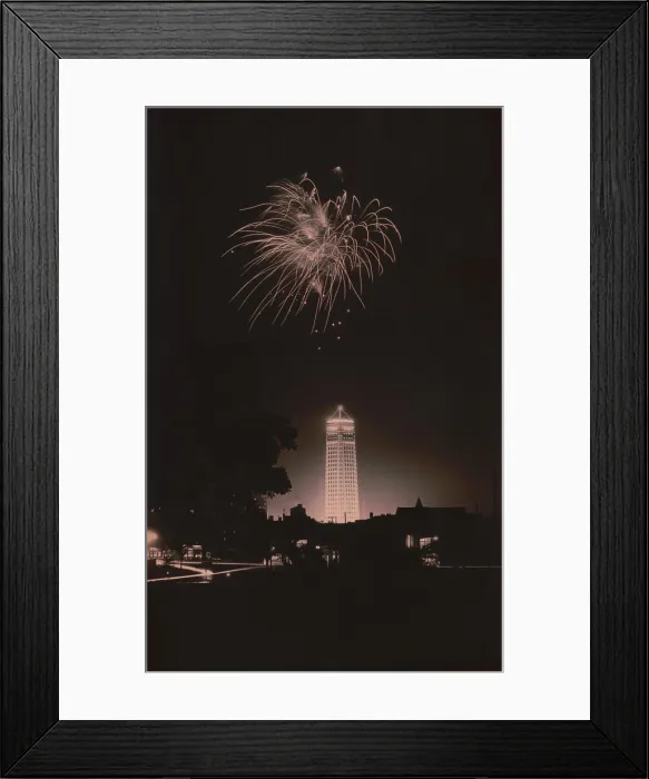 Framed Print : Foshay Tower dedication fireworks as seen from more than a mile away on its dedication. Minneapolis, Minnesota, 1929 Framed Print : Foshay Tower dedication fireworks as seen from more than a mile away on its dedication. Minneapolis, Minnesota, 1929