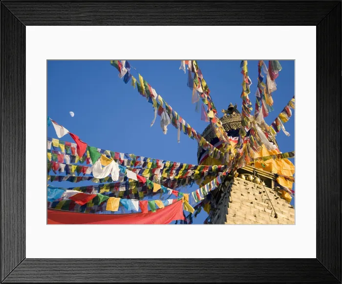 Framed Print : NEPAL. Kathmandu. Bodnath Stupa. AISA / Everett Collection**US SALES ONLY**