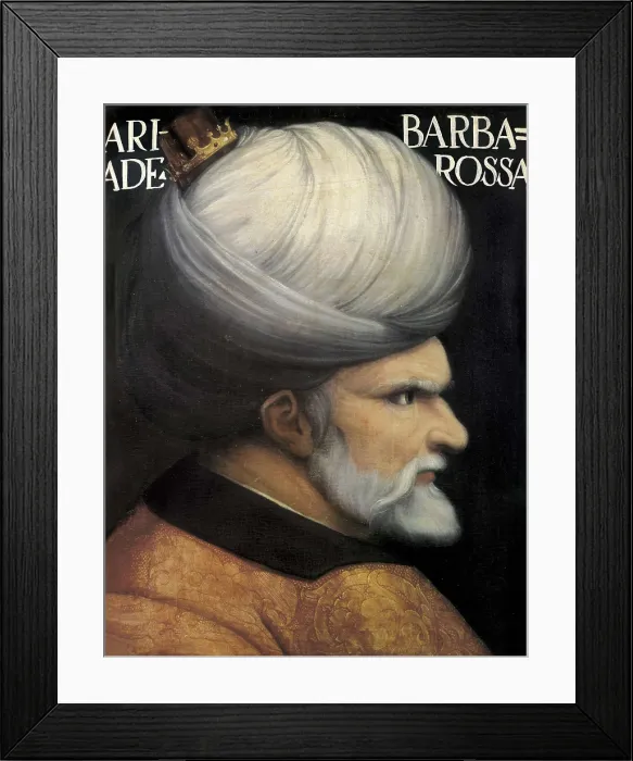 Framed Print : Barbarossa, Khayr ad-D?n (1483-1546). AISA / Everett Collection**US SALES ONLY** Framed Print : Barbarossa, Khayr ad-D?n (1483-1546). AISA / Everett Collection**US SALES ONLY**