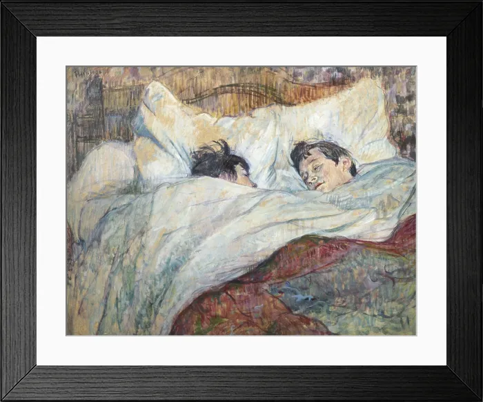 Framed Print : TOULOUSE-LAUTREC, Henri de (1864-1901). The Bed. ca. 1892. Post-Impressionism. Oil on canvas. FRANCE. Paris. Muse d'Orsay (Orsay Museum) Framed Print : TOULOUSE-LAUTREC, Henri de (1864-1901). The Bed. ca. 1892. Post-Impressionism. Oil on canvas. FRANCE. Paris. Muse d'Orsay (Orsay Museum)