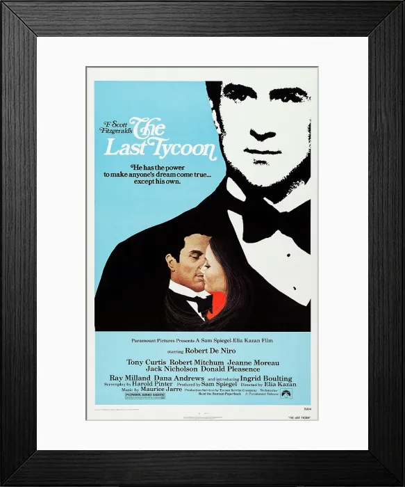 Framed Print : THE LAST TYCOON, top and bottom left: Robert De Niro on poster art, 1978