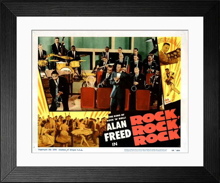 Framed Print : ROCK ROCK ROCK!, Alan Freed and his Rock n Roll Band, US 1956 Framed Print : ROCK ROCK ROCK!, Alan Freed and his Rock n Roll Band, US 1956
