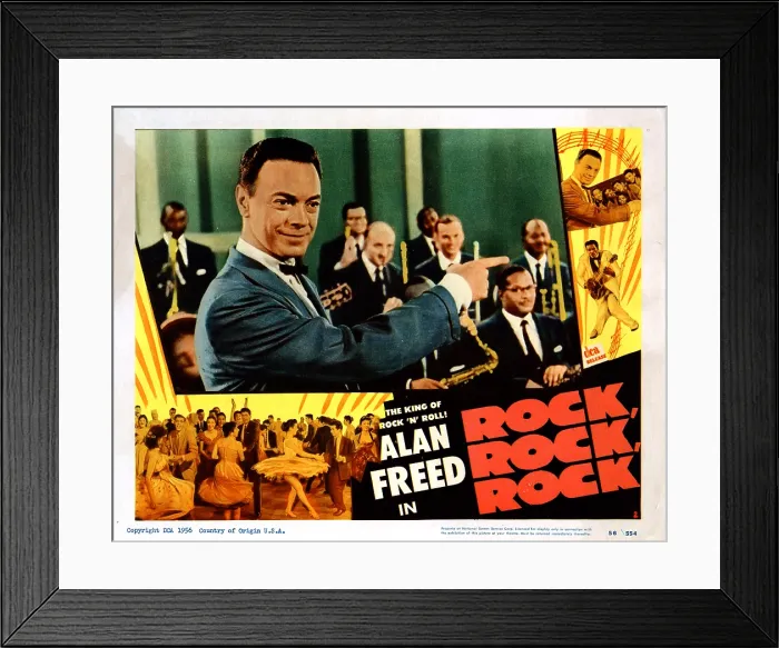 Framed Print : ROCK ROCK ROCK!, Alan Freed and his Rock n Roll Band, US 1956