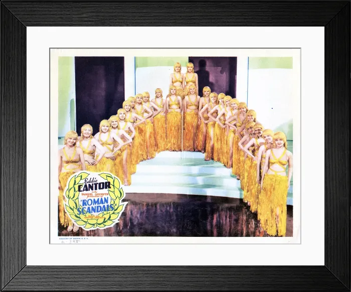 Framed Print : ROMAN SCANDALS, (Barbara Pepper, third from left, Lucille Ball, ninth from left), 1933 Framed Print : ROMAN SCANDALS, (Barbara Pepper, third from left, Lucille Ball, ninth from left), 1933