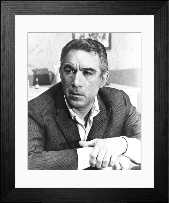 Framed Print : THE VISIT, Anthony Quinn, 1964, TM & Copyright 20th Century Fox Film Corp. / courtesy Everett Collection Framed Print : THE VISIT, Anthony Quinn, 1964, TM & Copyright 20th Century Fox Film Corp. / courtesy Everett Collection