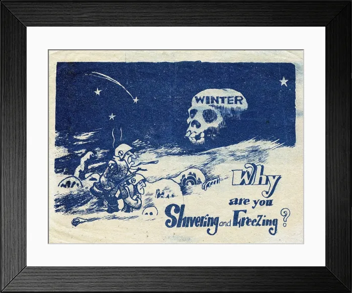 Framed Print : Propaganda leaflet distributed by Communists during the Korean War, 1950-53