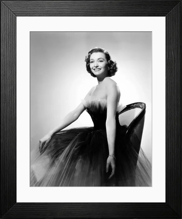 Framed Print : WASHINGTON STORY, Patricia Neal, in a gown by Helen Rose, 1952