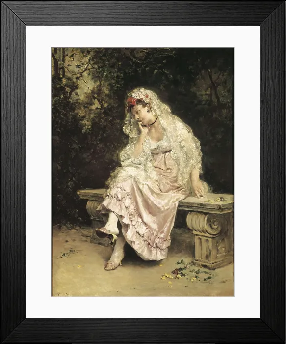 Framed Print : MADRAZO, Raimundo (1841-1920). Young lady at the garden. ca. 1900. Romanticism. Oil on canvas. SPAIN. Bilbao. Bilbao Fine Arts Museum. AISA / Everett Collection**US SALES ONLY** Framed Print : MADRAZO, Raimundo (1841-1920). Young lady at the garden. ca. 1900. Romanticism. Oil on canvas. SPAIN. Bilbao. Bilbao Fine Arts Museum. AISA / Everett Collection**US SALES ONLY**